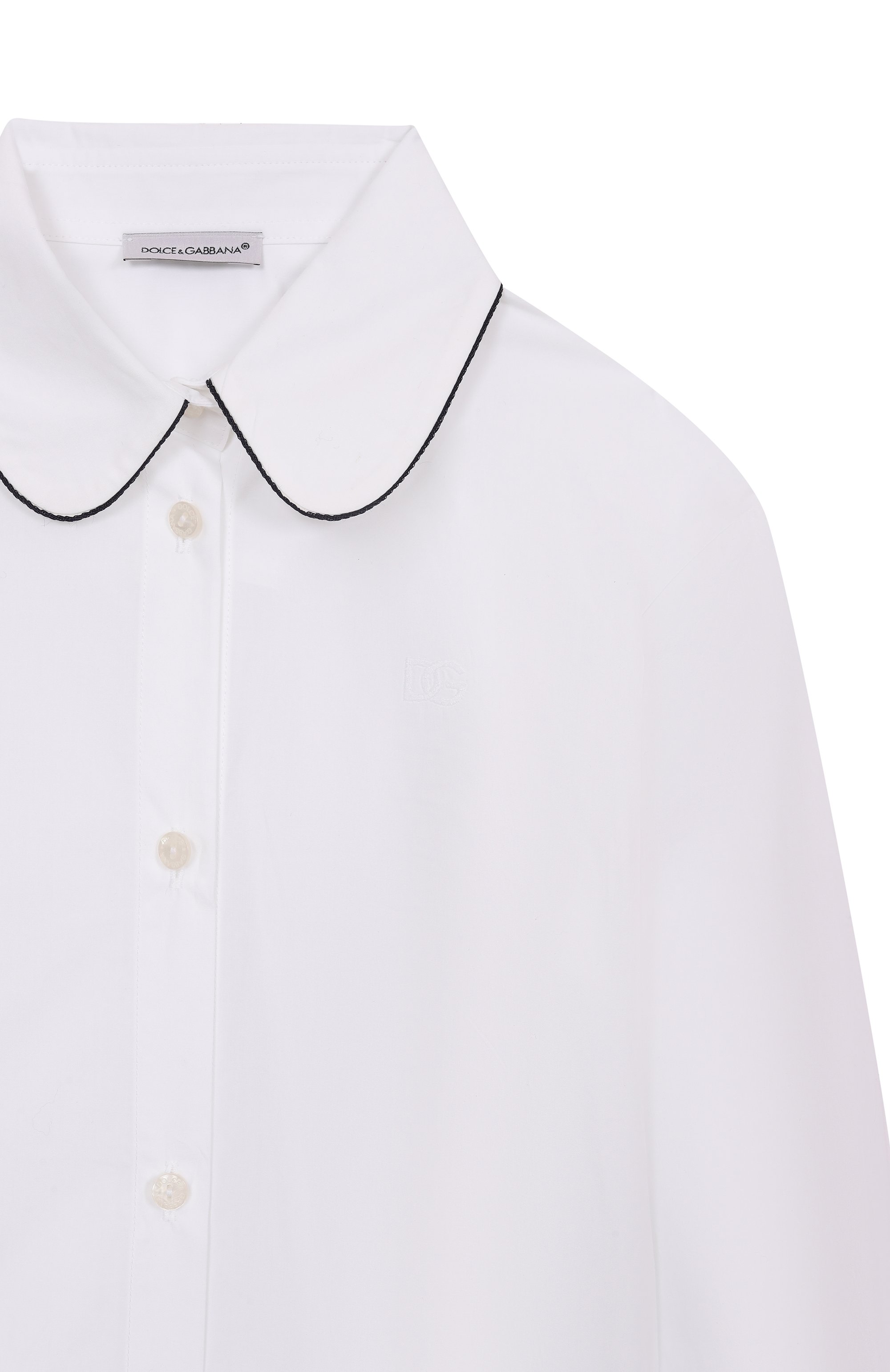 Хлопковая блузка DOLCE & GABBANA, арт. L55S22/FU5WJ/2-6, фото 3