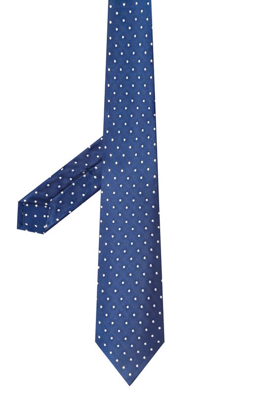 Шелковый галстук Kiton UCRVKLC06L7502 Синий  UCRVKLC06L7502 Фото 3