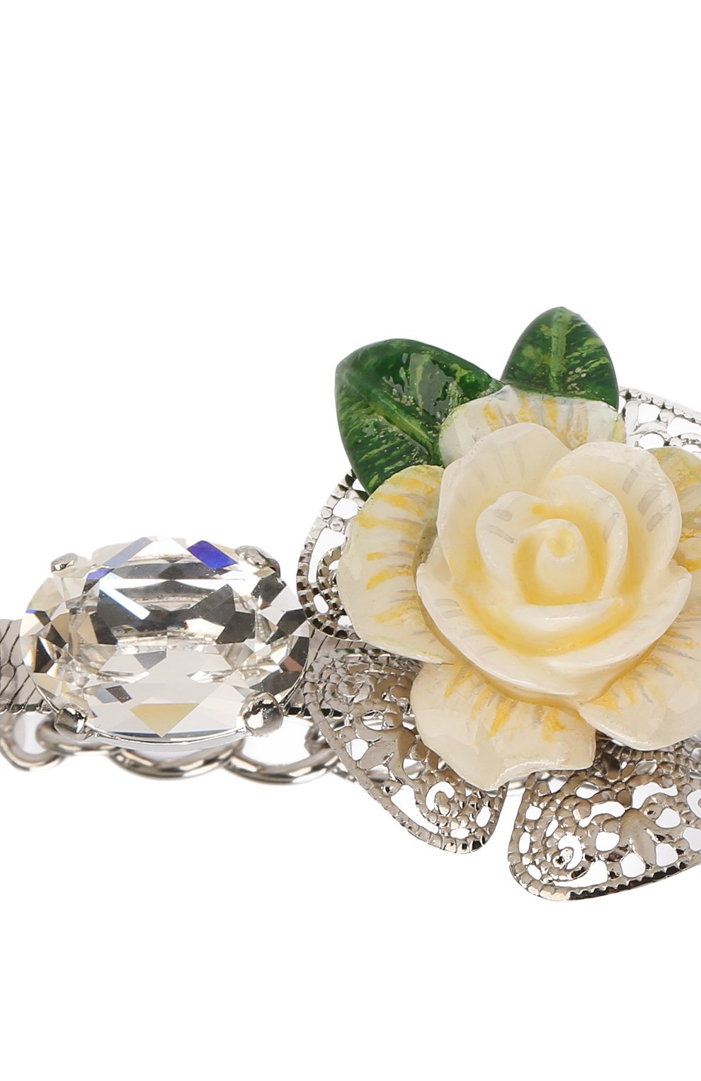 Браслет с декором в виде цветов и кристаллами swarovski DOLCE & GABBANA, арт. WBK6R4/W1111, фото 3
