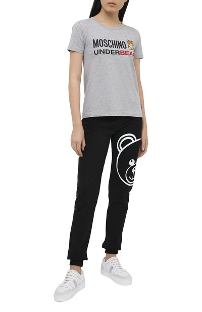 Хлопковая футболка MOSCHINO, арт. A1904/9003, фото 2