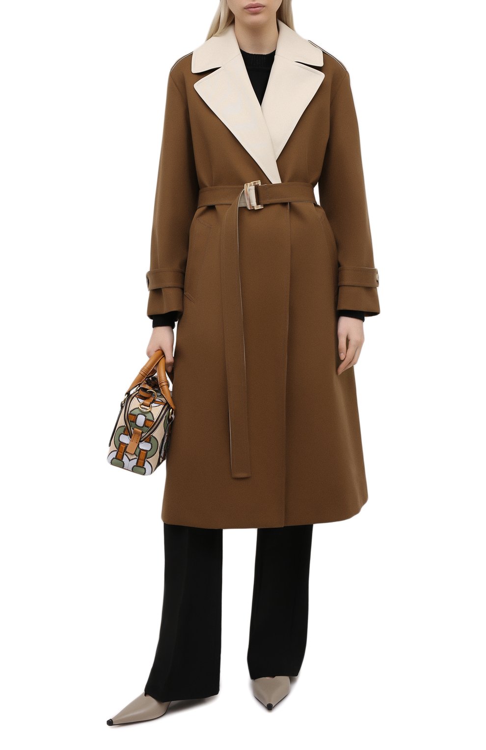 Хлопковый тренч LORO PIANA коричневого цвета по цене 330000 руб., арт. FAL5617, фото 2 Хлопковый тренч LORO PIANA, арт. FAL5617, фото 2
