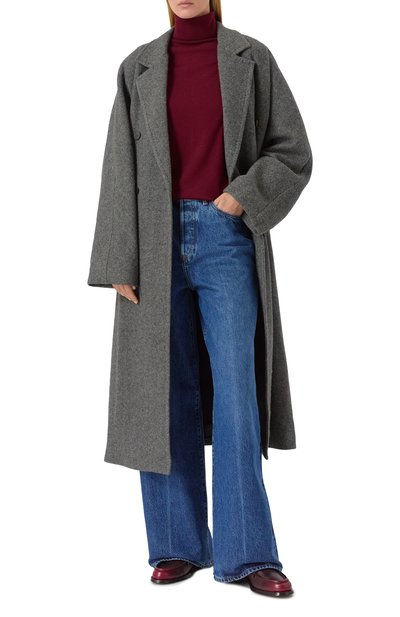 Шерстяное пальто LE17SEPTEMBRE, арт. LS2579CT010EGR, фото 2