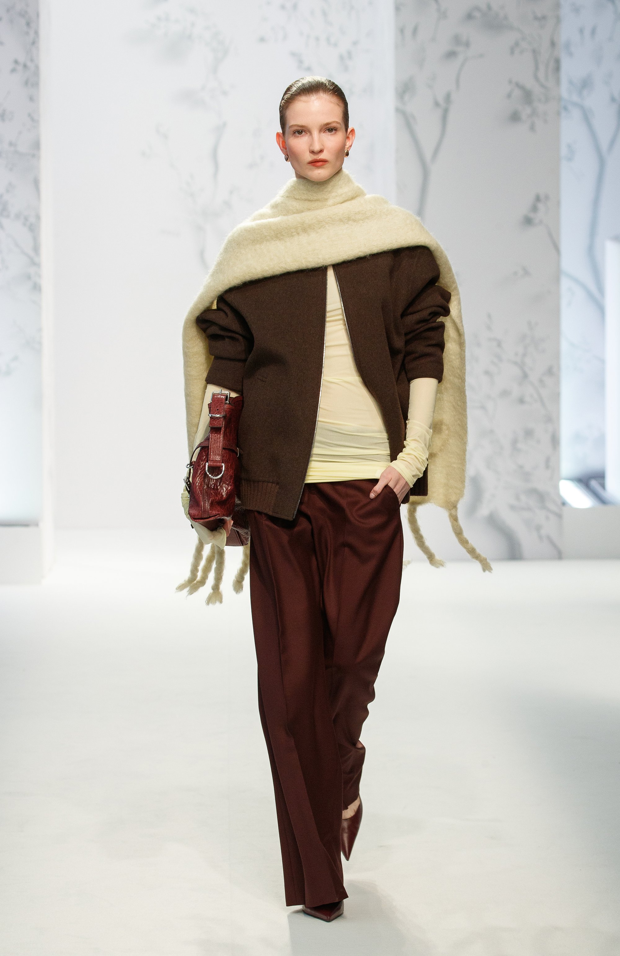 Шерстяной шарф JIL SANDER, арт. J40TE0111/J40041, фото 5