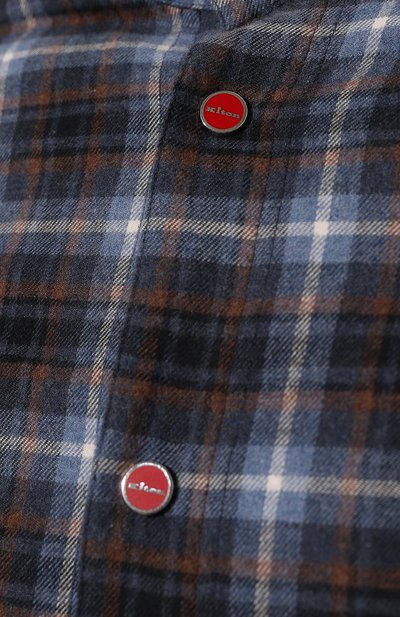 Хлопковая рубашка KITON, арт. UMCMARH0864602, фото 5