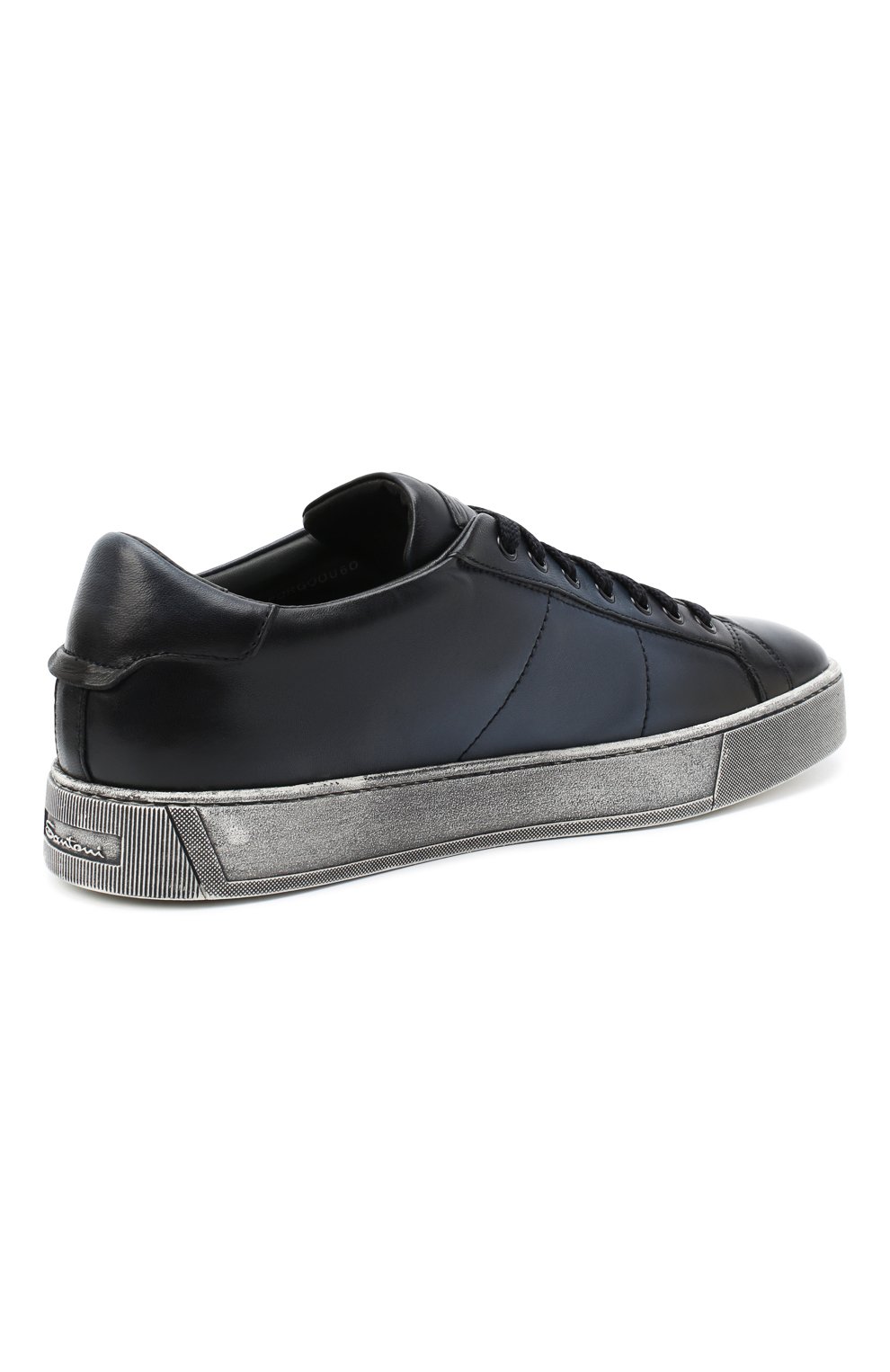 Кожаные кеды SANTONI, арт. MBGL20850SP0RG00U60, фото 4