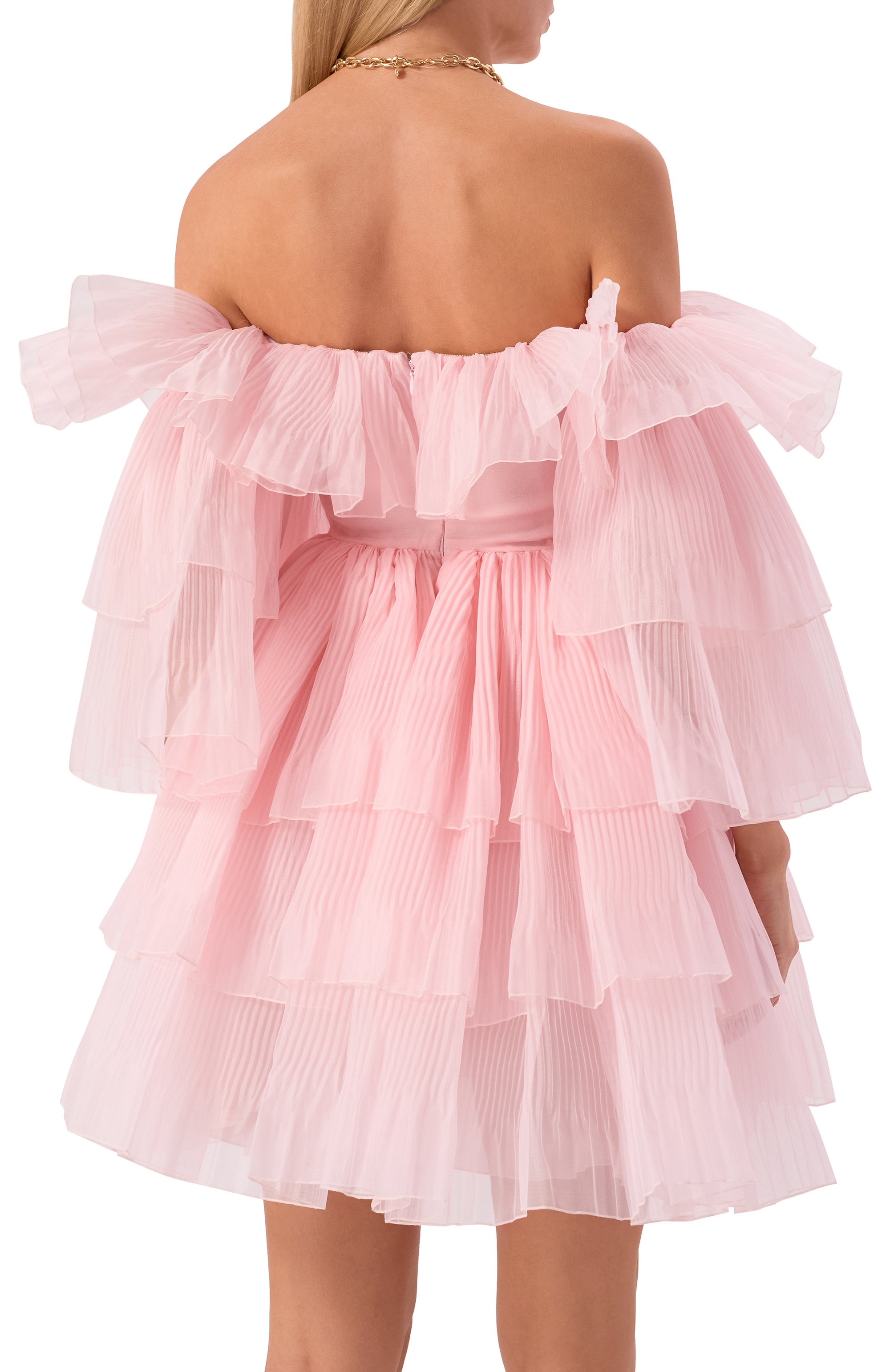 Шелковое платье GIAMBATTISTA VALLI, арт. 25FWSVTE5099/540RG, фото 4