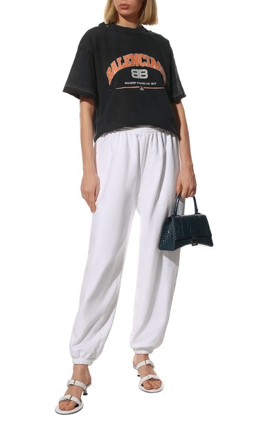 Хлопковая футболка BALENCIAGA, арт. 612965/TLVJ1, фото 2