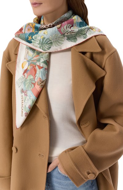 Шелковый плат ок FERRAGAMO, арт. 310242/795106, фото 2