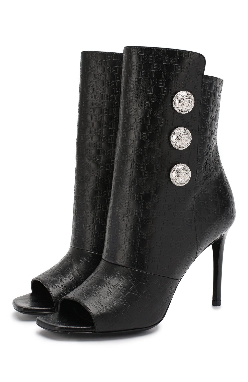 Кожаные ботильоны BALMAIN, арт. SN0C226/LGMP, фото 1
