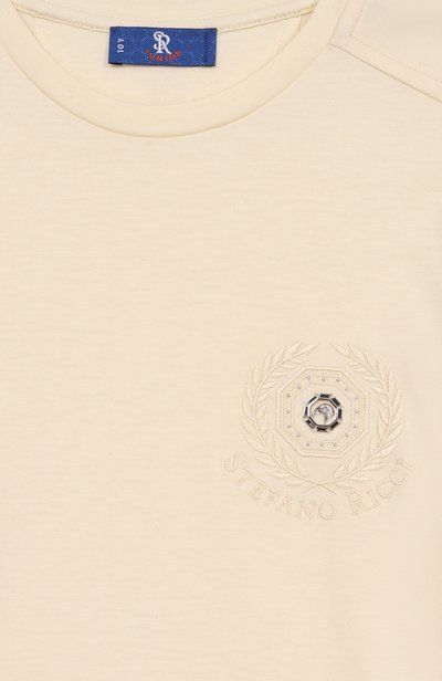 Хлопковая футболка STEFANO RICCI JUNIOR, арт. YNH6301590/803, фото 3