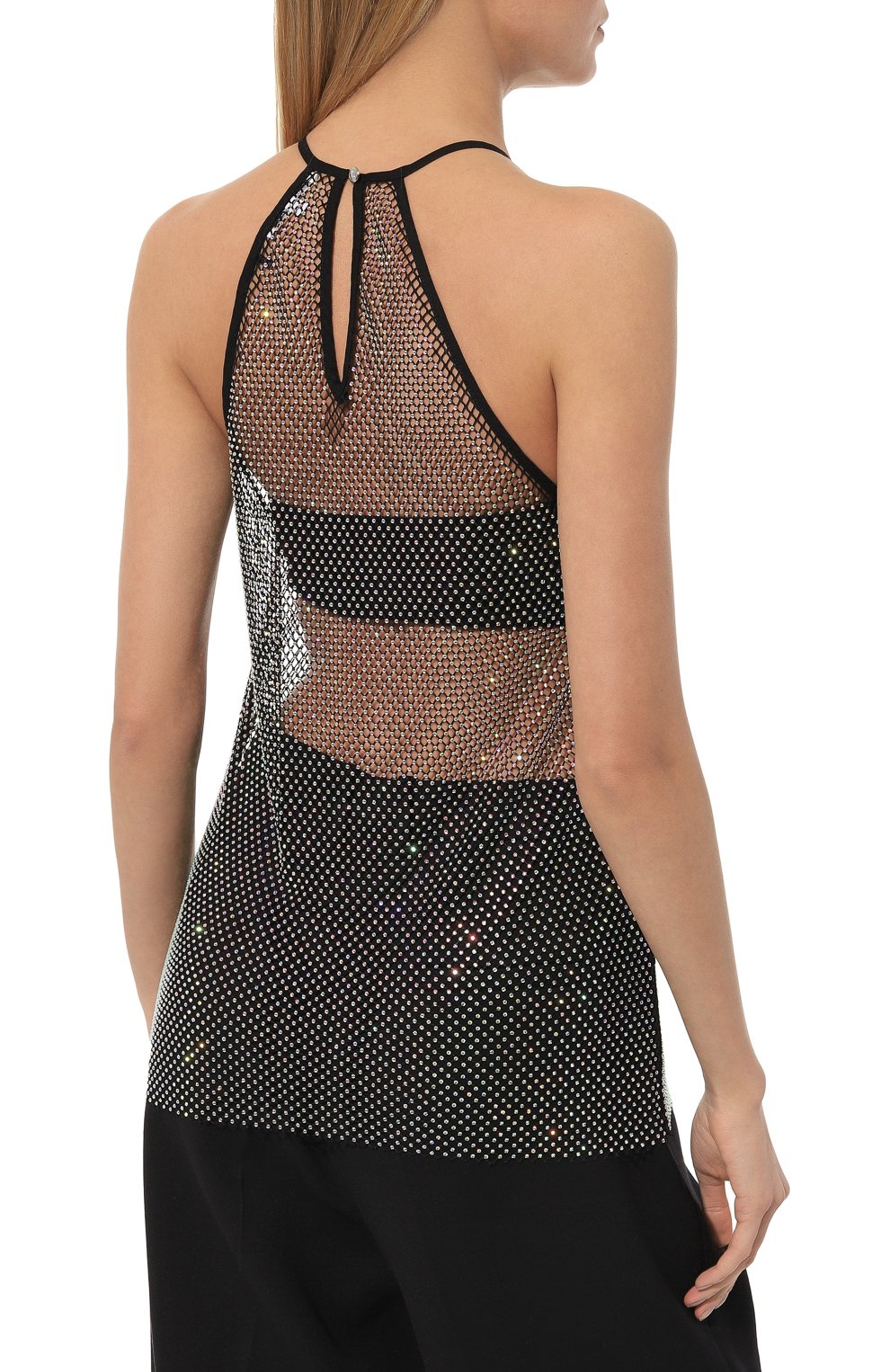 Топ с отделкой стразами PATRIZIA PEPE, арт. 8M1440_A9U8, фото 4