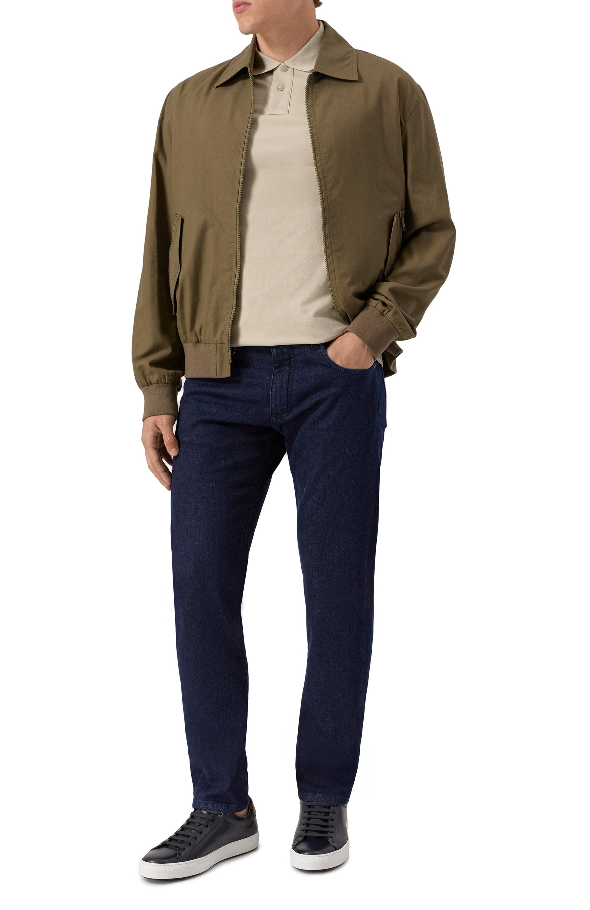 Хлопковое поло BOSS ORANGE, арт. 50507803, фото 2