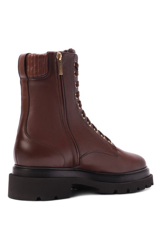 Кожаные ботинки Santoni WTEG71924G0MALGA Бордовый  WTEG71924G0MALGA Фото 5