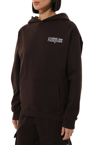 Хлопковое худи COMME DES FUCKDOWN, арт. CFABW01010, фото 3