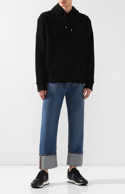 Кожаные кроссовки RALPH LAUREN, арт. 815742243, фото 2