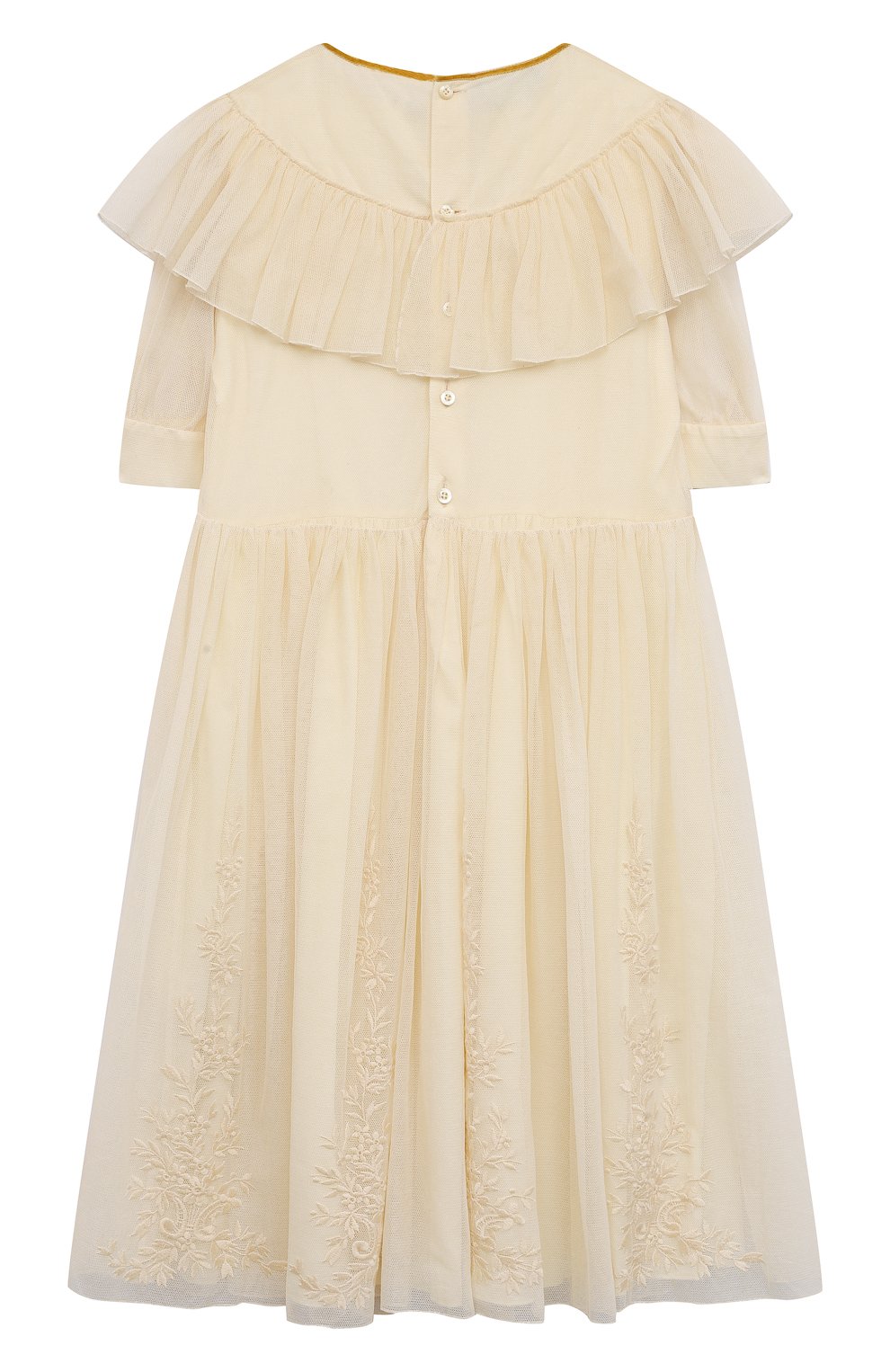 Хлопковое платье GUCCI, арт. 595348 ZADKY, фото 2