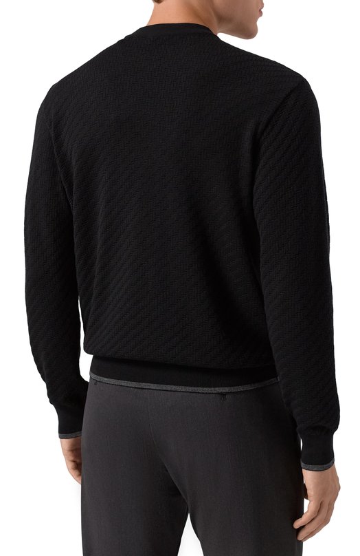 Шерстяной джемпер Paul&Shark 15311041/3XL-6XL Чёрный  15311041/3XL-6XL Фото 4