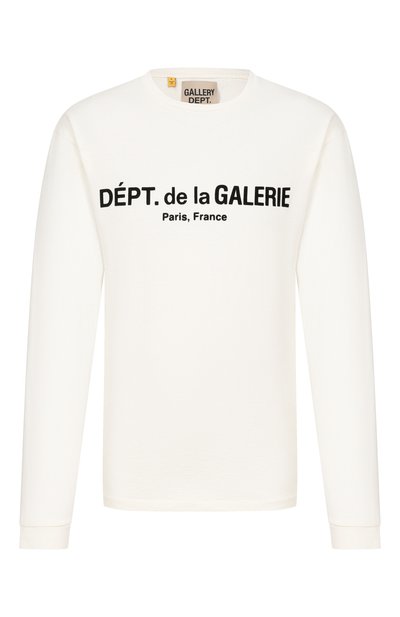Мужская хлопковый лонгслив GALLERY DEPT., арт. T0P037/C0TT0N