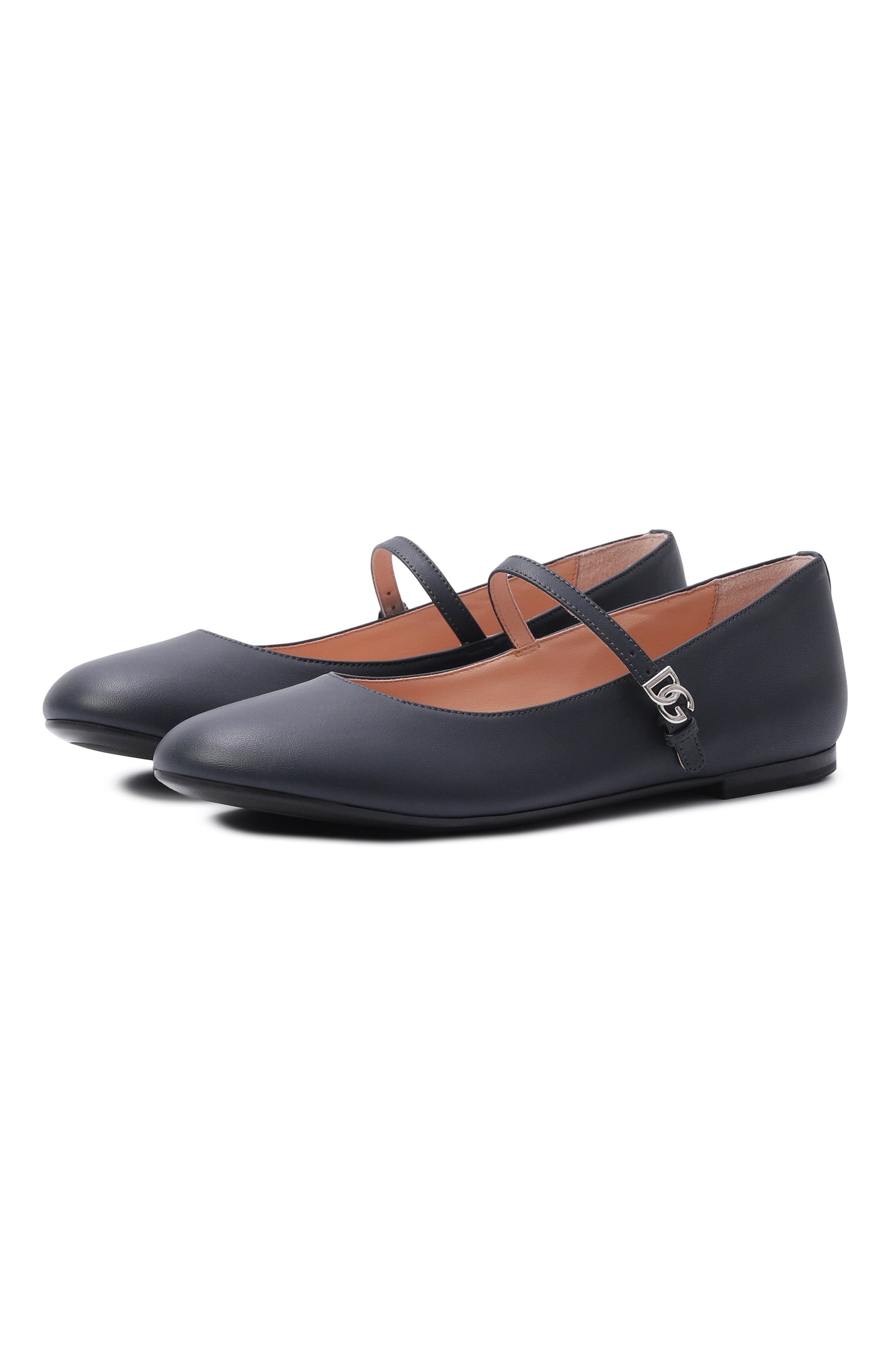 Кожаные балетки DOLCE & GABBANA, арт. D11274/AB793_002, фото 1