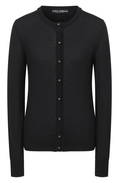Женский кардиган из кашемира и шелка DOLCE & GABBANA, арт. FXV09Z/JGMHZ