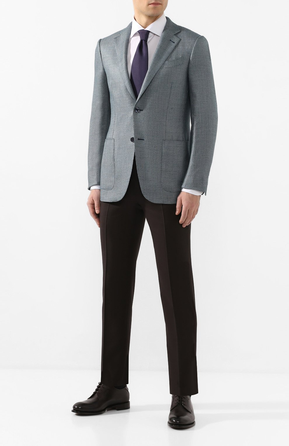 Пиджак из смеси шелка и шерсти ZEGNA, арт. 749074/122520, фото 2