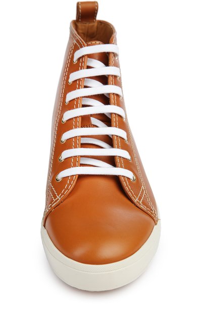 Кожаные кеды sivanna ii на шнуровке RALPH LAUREN, арт. 853/FWHIT/RSP30, фото 4