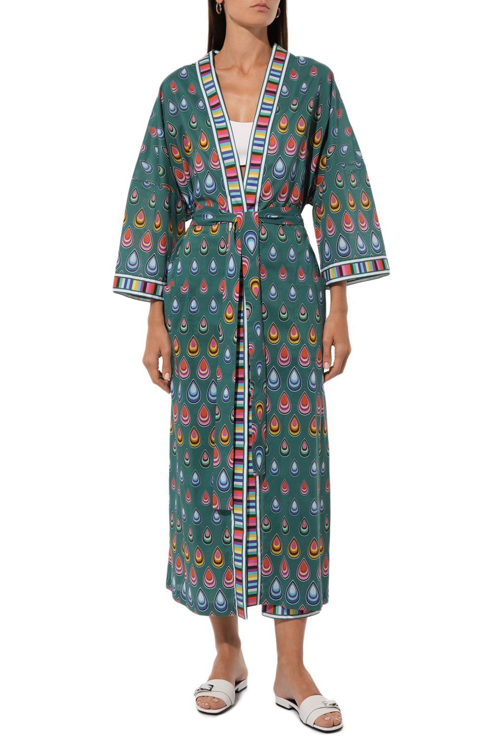 Хлопковая накидка YANINA, арт. T-2560B/3, фото 3