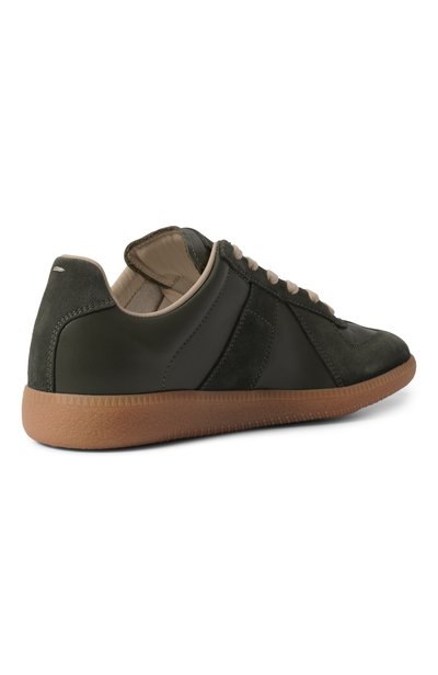 Кожаные кеды replica MAISON MARGIELA хаки цвета по цене 81850 руб., арт. S58WS0109/P1895, фото 5 Кожаные кеды replica MAISON MARGIELA, арт. S58WS0109/P1895, фото 5