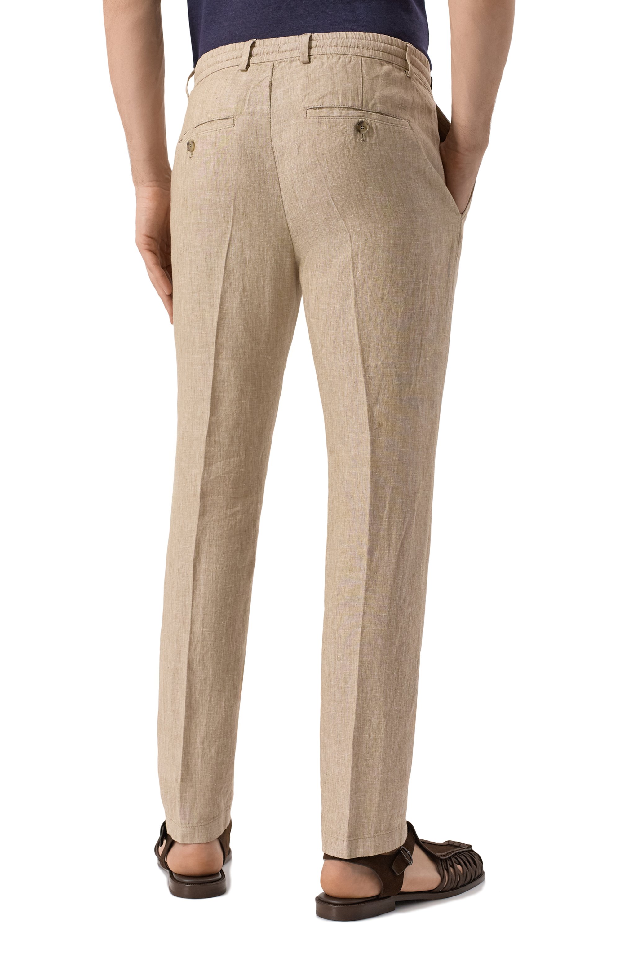 Льняные брюки PAUL&SHARK, арт. 25414041, фото 4