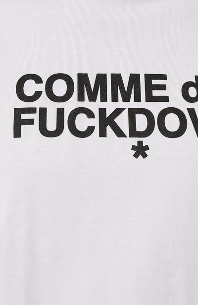Хлопковая футболка COMME DES FUCKDOWN, арт. CFABM00008, фото 5