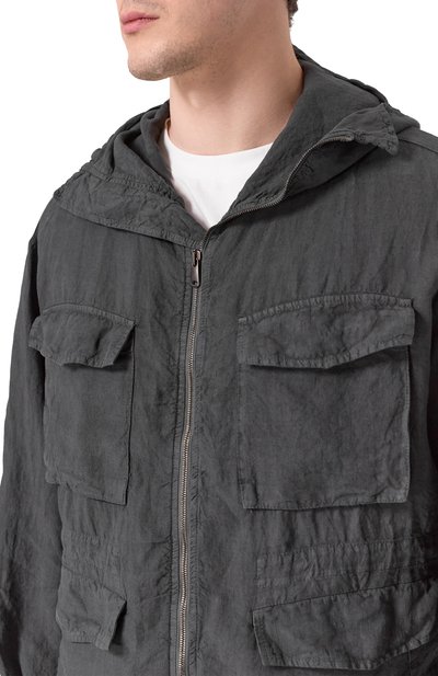 Льняная куртка TRANSIT, арт. CFUTRZD132, фото 5