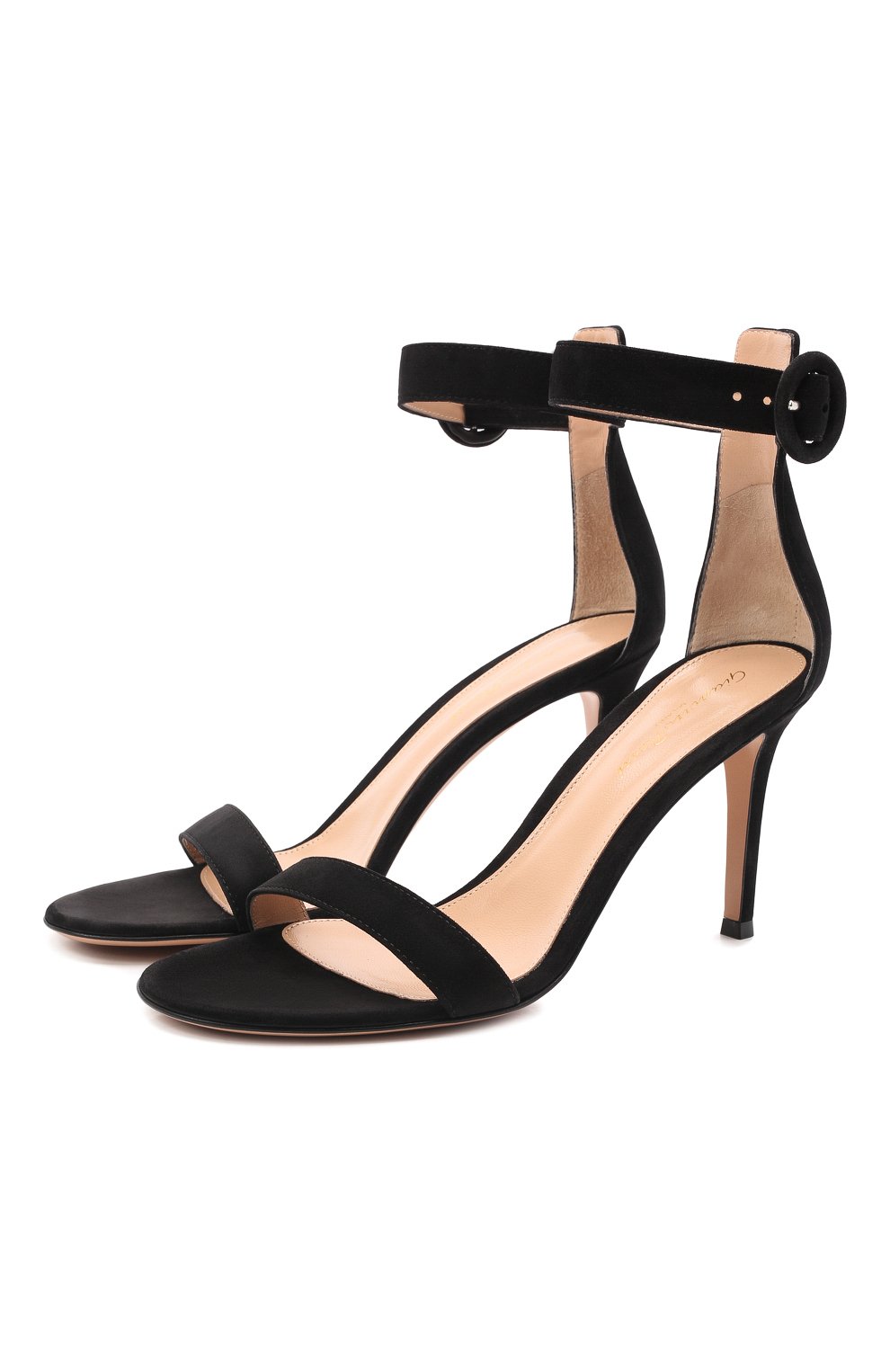 Замшевые босоножки portofino 85 GIANVITO ROSSI, арт. G60953.85RIC.CAMNER0, фото 1