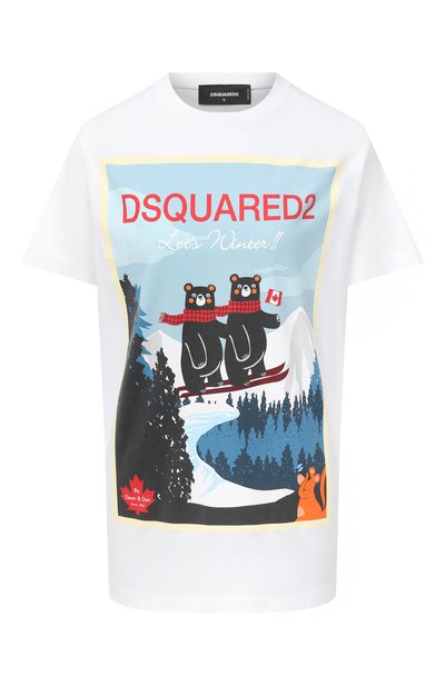 Женская хлопковая футболка DSQUARED2, арт. S75GD0107/S23009