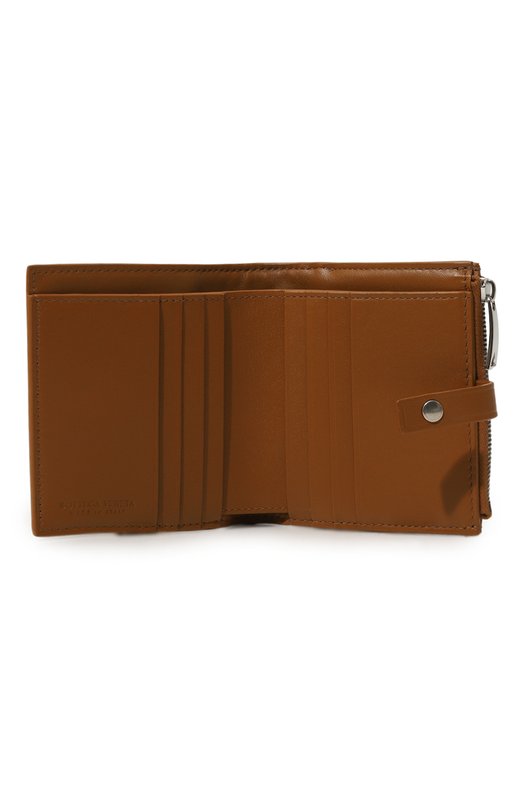 Кожаное портмоне Bottega Veneta 600270/V48A1 Коричневый  600270/V48A1 Фото 3