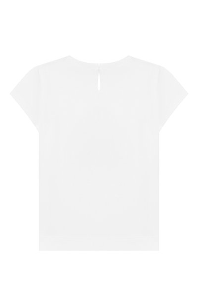 Хлопковая футболка MONNALISA, арт. 313609SH, фото 2