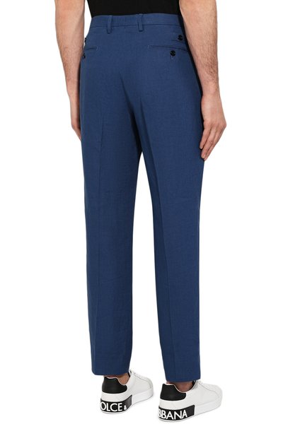 Льняные брюки DOLCE & GABBANA, арт. GY6IET/FU4JB, фото 4