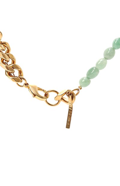 Колье DRIES VAN NOTEN бирюзового цвета по цене 78750 руб., арт. 251-028200-092, фото 4 Колье DRIES VAN NOTEN, арт. 251-028200-092, фото 4