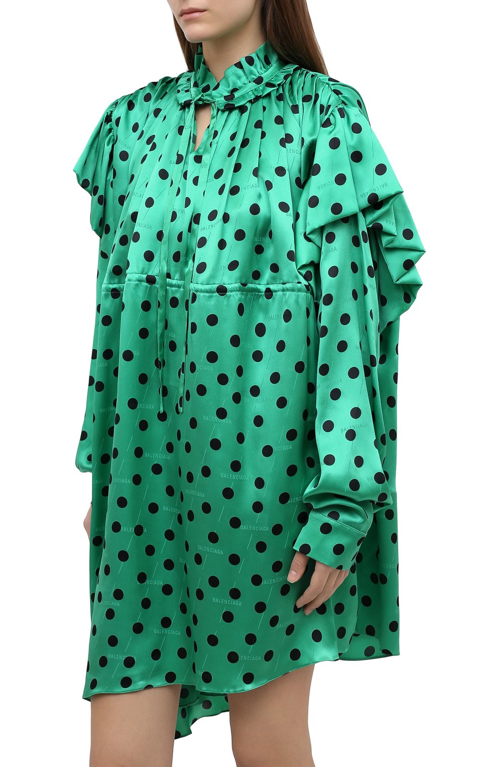 Шелковое платье BALENCIAGA, арт. 642284/TJLB1, фото 3