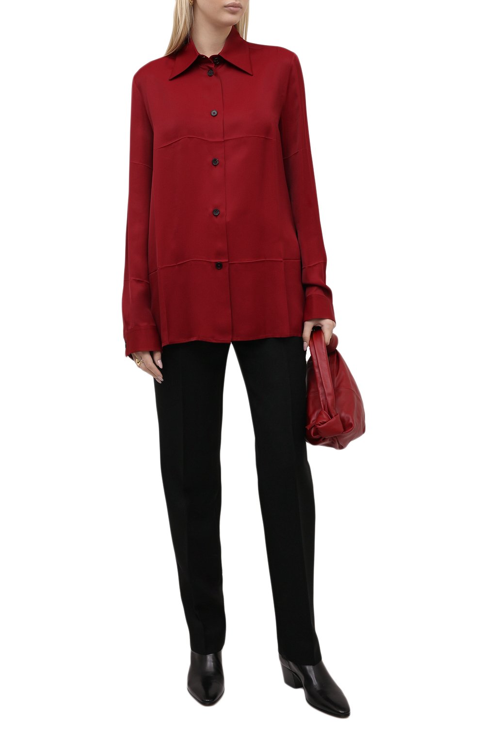 Рубашка из вискозы JIL SANDER, арт. JSWT605306-WT381500, фото 2
