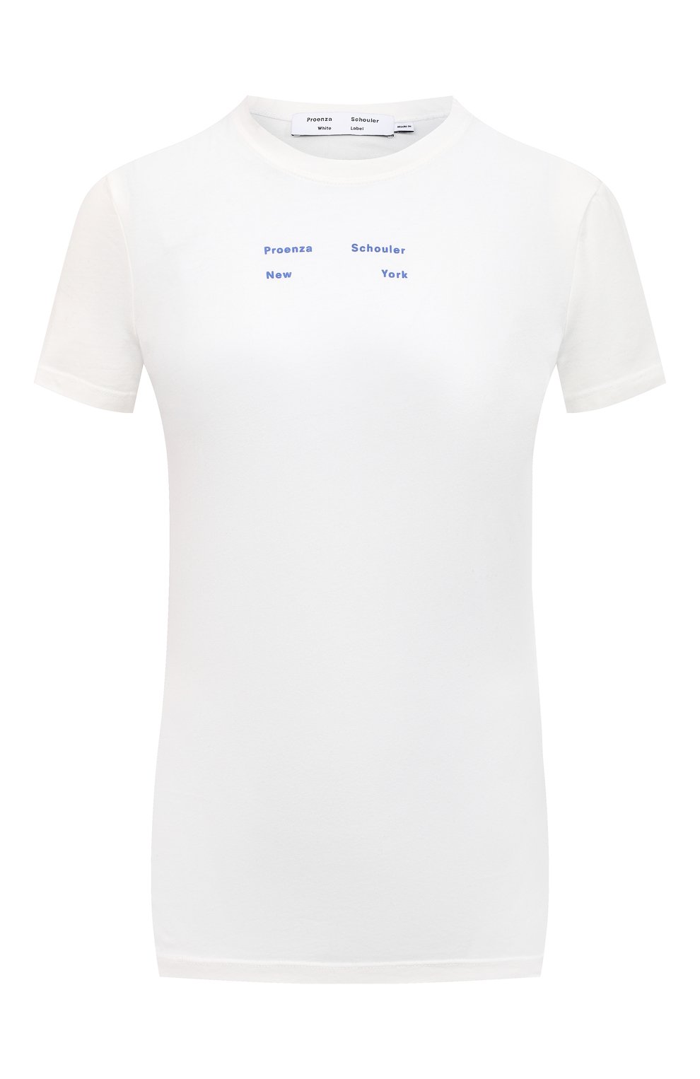 Хлопковая футболка PROENZA SCHOULER WHITE LABEL, арт. WL2114226-JC144, фото 1