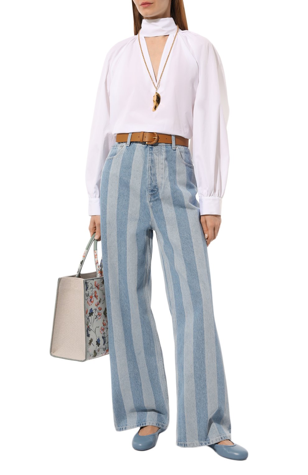 Кожаные балетки carla GIANVITO ROSSI, арт. G22223.05G0M.NXFANTB, фото 2