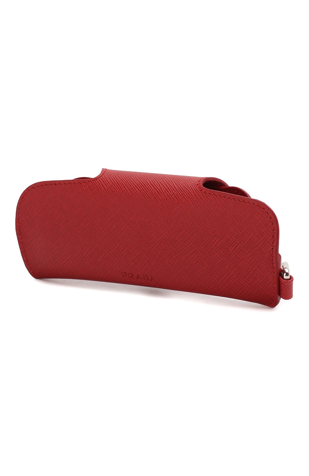 Кожаный футляр для очков PRADA красного цвета по цене 29000 руб., арт. 2RA002-53-F068Z, фото 2 Кожаный футляр для очков PRADA, арт. 2RA002-53-F068Z, фото 2