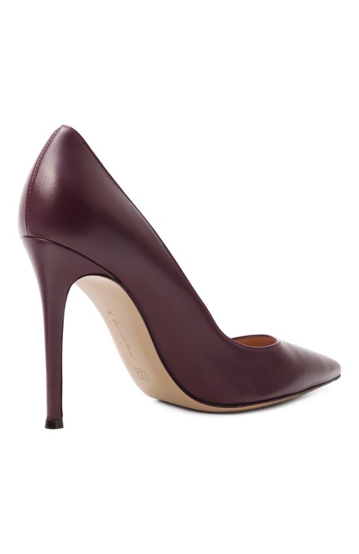 Кожаные туфли Gianvito 105 Gianvito Rossi G28470.15RIC.NAPB0UR Бордовый  G28470.15RIC.NAPB0UR Фото 5