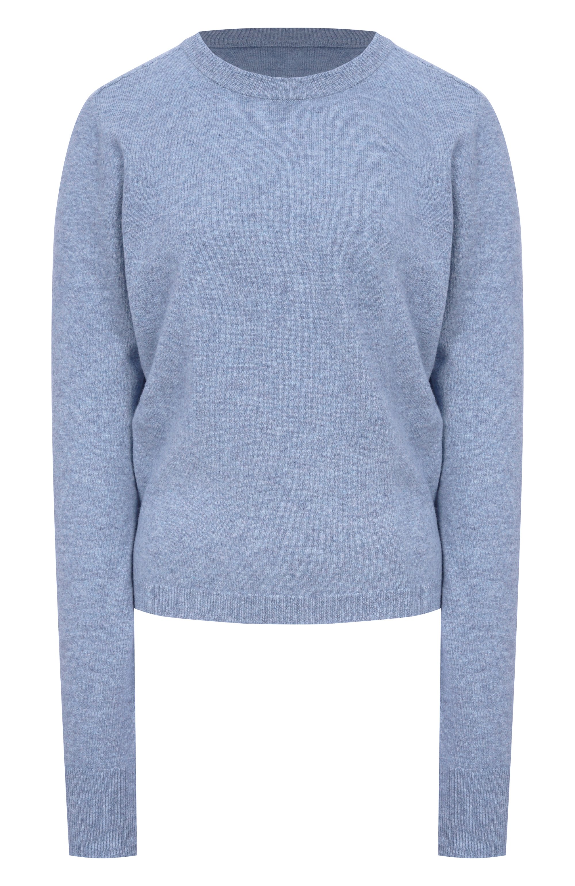 Шерстяной пуловер MAISON MARGIELA голубого цвета по цене 141500 руб., арт. S29HL0023/M13178, фото 1 Шерстяной пуловер MAISON MARGIELA, арт. S29HL0023/M13178, фото 1