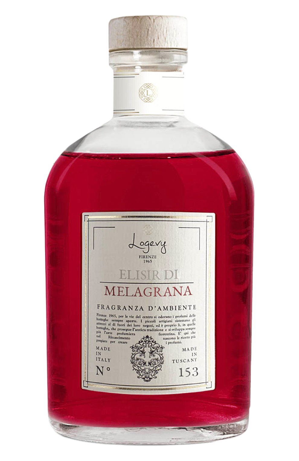 Диффузор elisir di melagrana / "гранатовый эликсир" (ваза 3000ml + рефил 6x500ml) LOGEVY FIRENZE 1965, арт. 8050519374200, фото 1