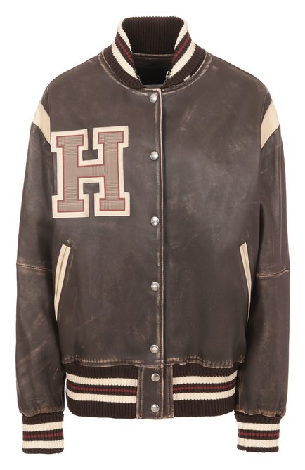 Женский кожаный бомбер HALFBOY, арт. HF251WL008