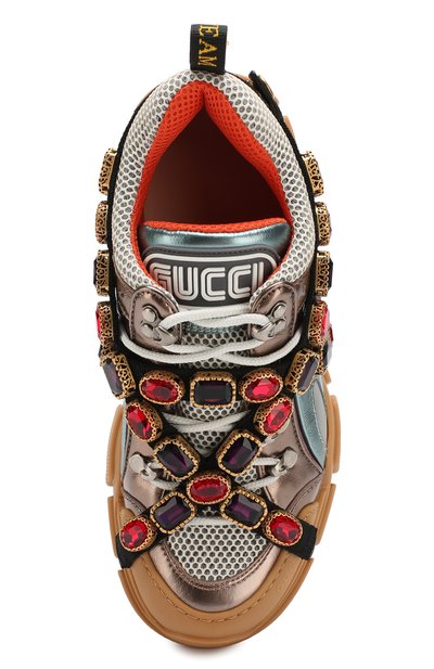 Комбинированные кроссовки flashtrek GUCCI, арт. 537133/D0R60, фото 5