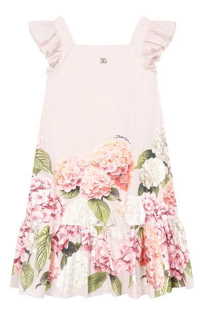 Хлопковое платье DOLCE & GABBANA, арт. L54DN6/FI5NR_001