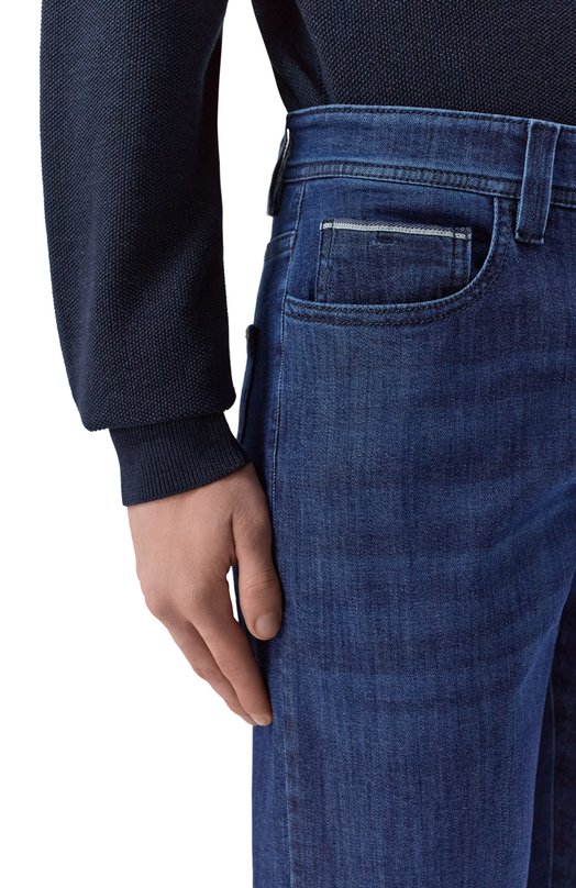 Джинсы Canali 91729N/PD01487 Синий  91729N/PD01487 Фото 5