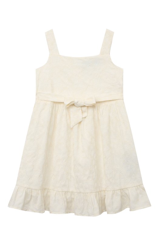 

Хлопковое платье Trussardi junior, Белый